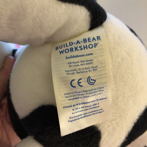 Build-a-Bear Cuddly Cow  Black and White 12/2020 - Picture 4 of 4
